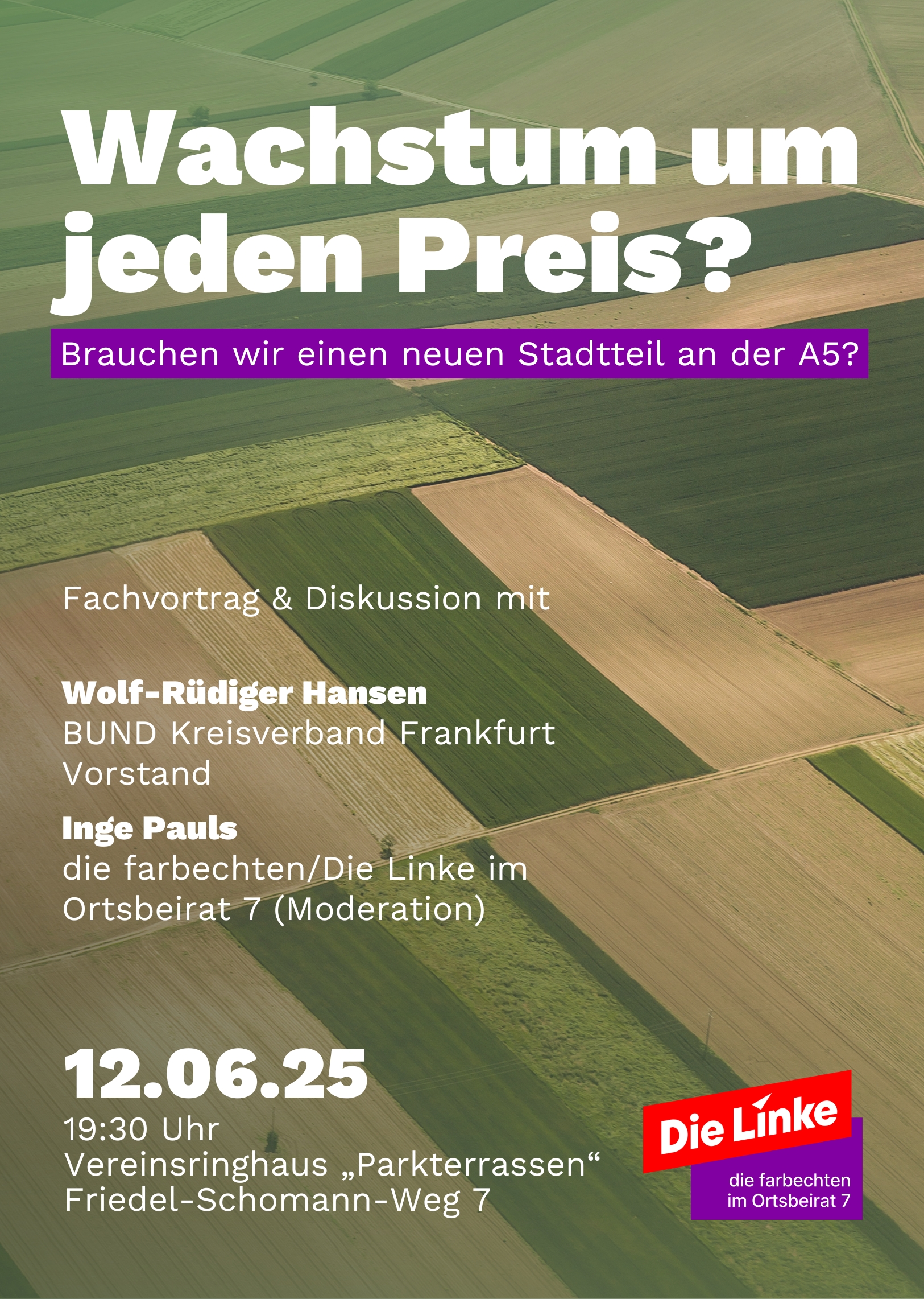 Wachstum um jeden Preis? @ Vereinsringhaus „Parkterrassen“
